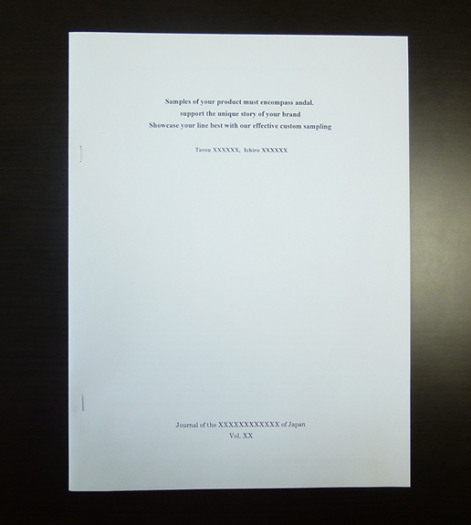 別刷り 10部より承ります